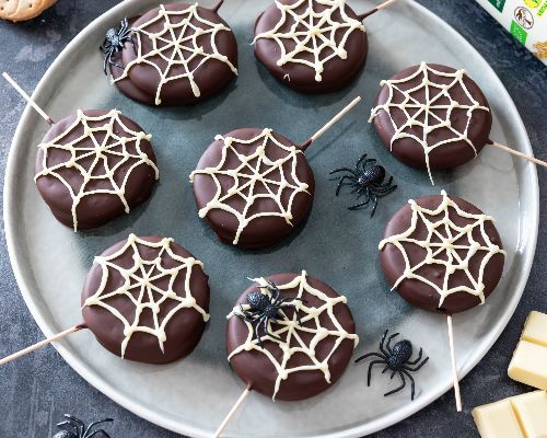 Sucette biscuit araignée