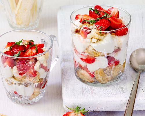 Tiramisu aux fraises