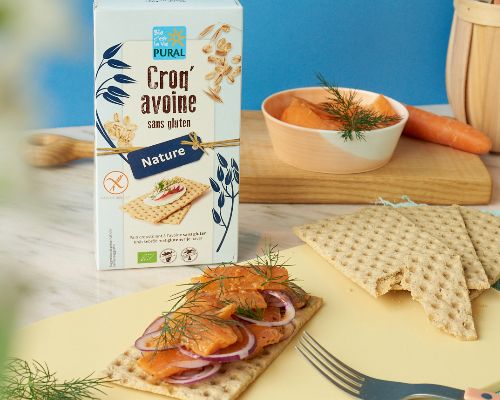 Gravlaxx de carottes et Croq’Avoine - végétarien et sans gluten