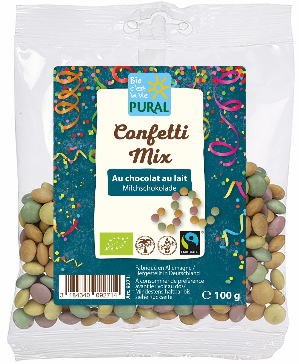 Nouveau - Confetti Mix au chocolat au lait !