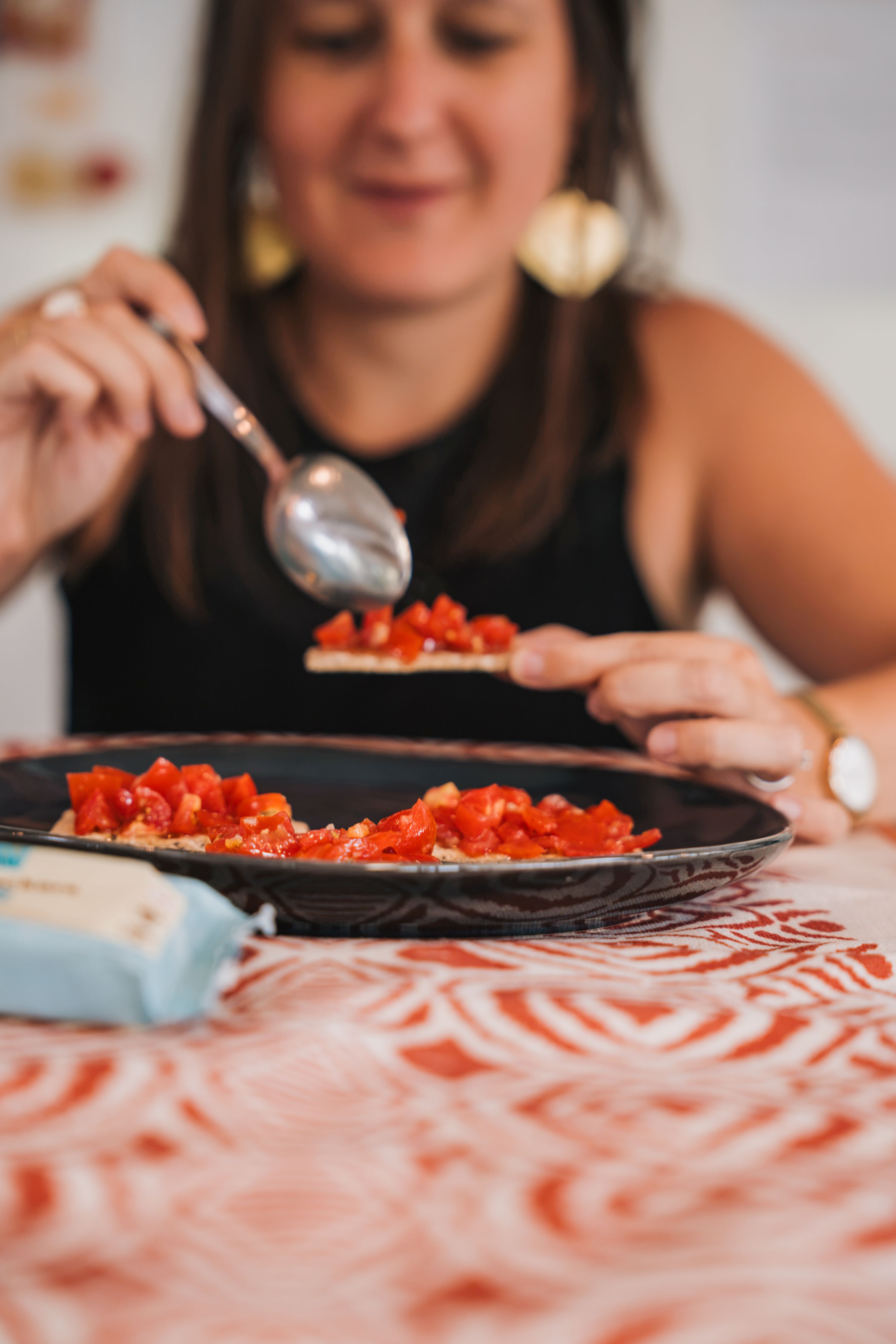 Bruschetta avec les Mini Crackers Pural