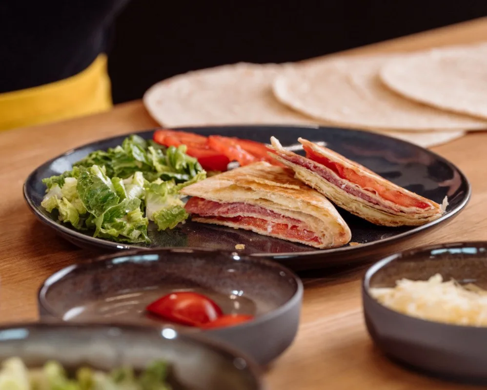 Wrap façon croque-monsieur