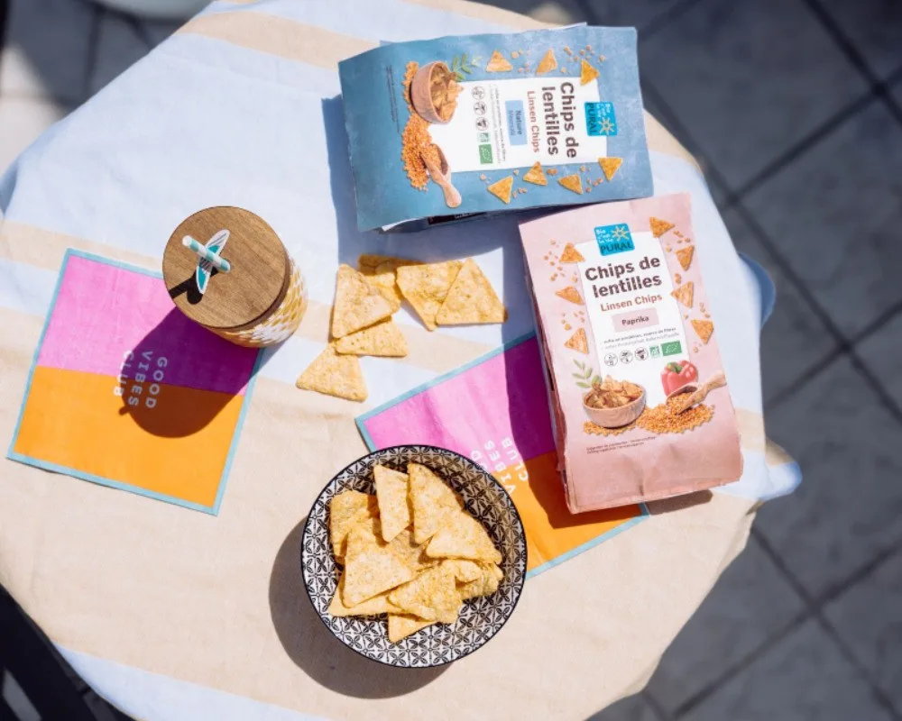 Nouveau chez Pural : Chips de lentilles bio !