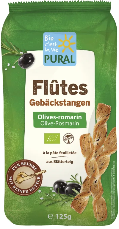 Flûtes olives et romarin