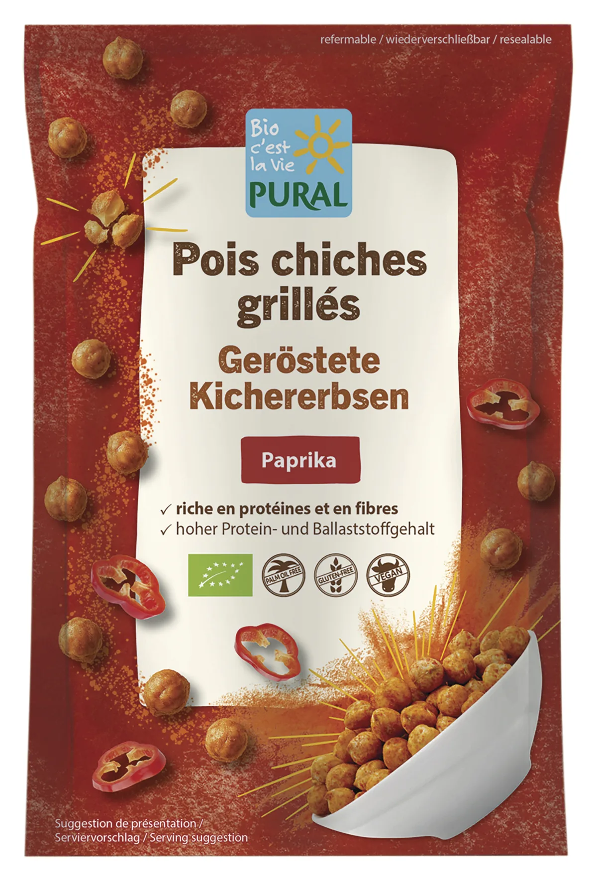 Pois chiches grillés au paprika