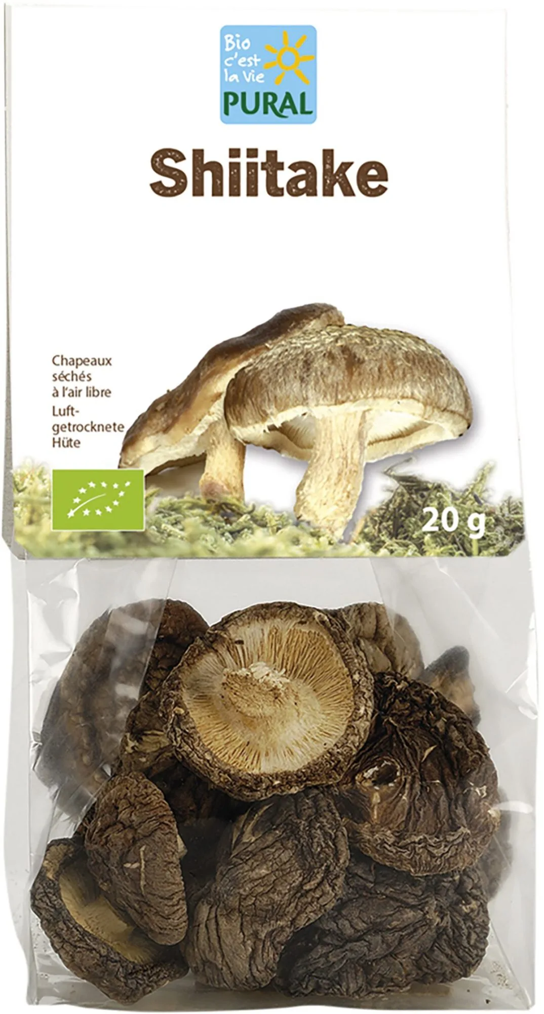 Shiitake séchés chapeau entier