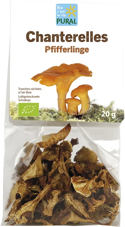 Chanterelles séchées