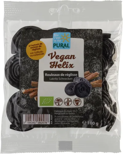 Vegan Helix- rouleaux de réglisse sans gélatine