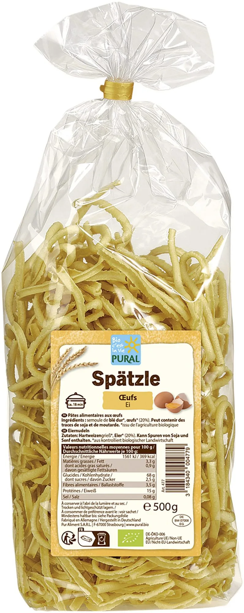 Spätzle aux oeufs