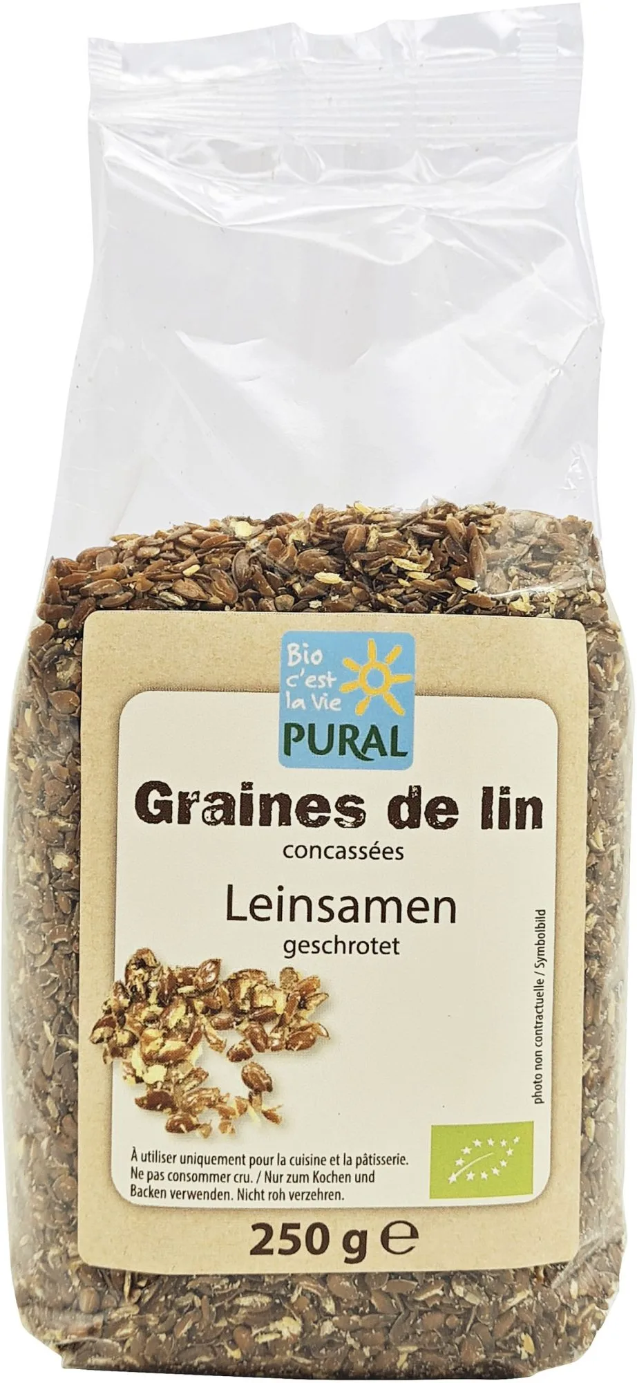 Graines de lin concassées