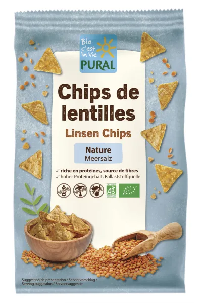Chips de lentilles Nature